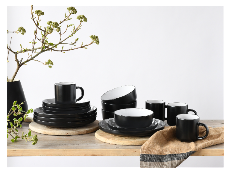 Serviesset Nordic Cool Black