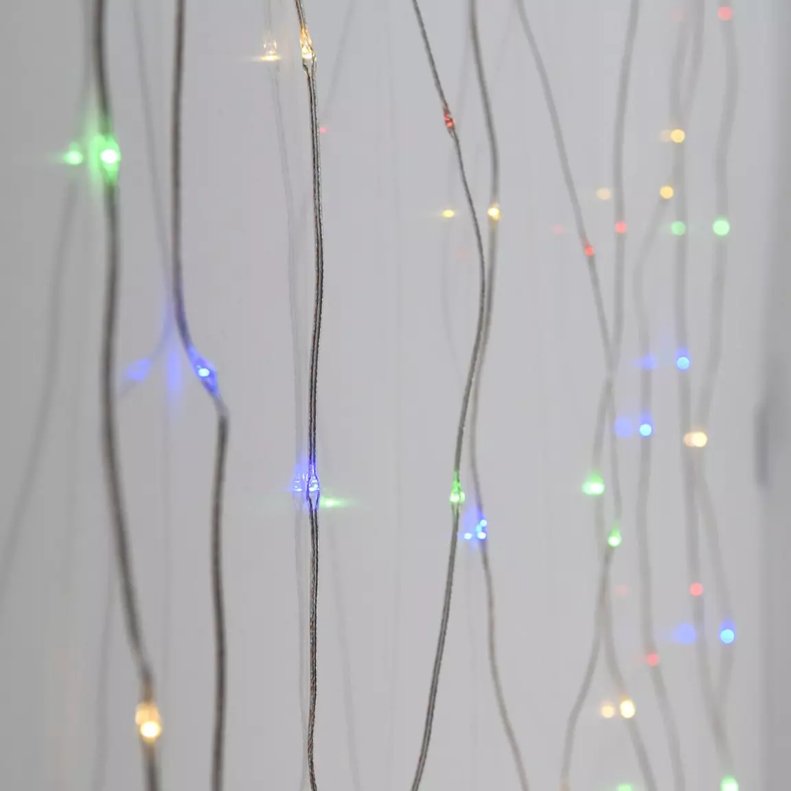 Rideau lumineux H1,90 m L1,90 m 400 Micro LED Multicolore