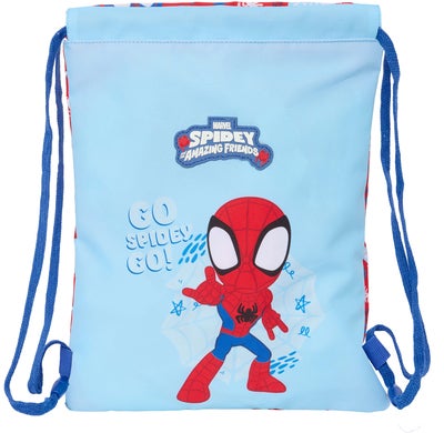 Spidey and His Amazing Friends Treningsbag, Rød/lyseblå