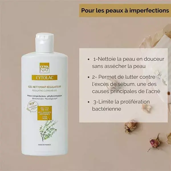 Cytolnat - Cytolac Gel Nettoyant Régulateur
