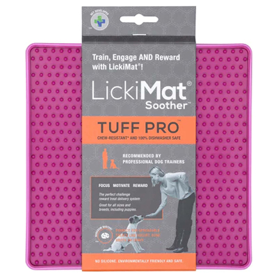 LickiMat Schleckmatte Soother PRO Tuff pink 20x20cm