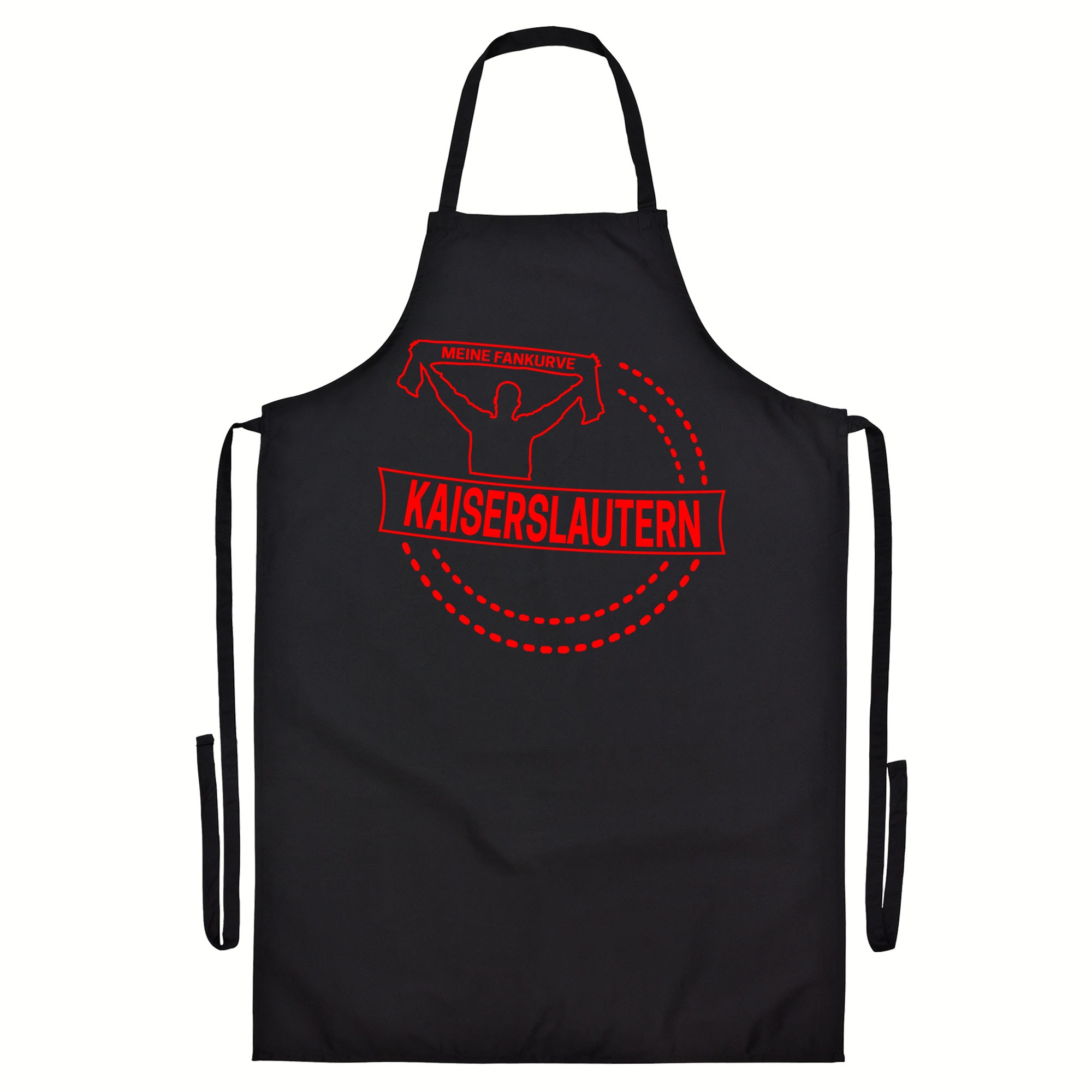 multifanshop® Grillschürze - Kaiserslautern - Meine Fankurve - Druck rot