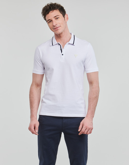 Guess - LYLE SS POLO - Blanc