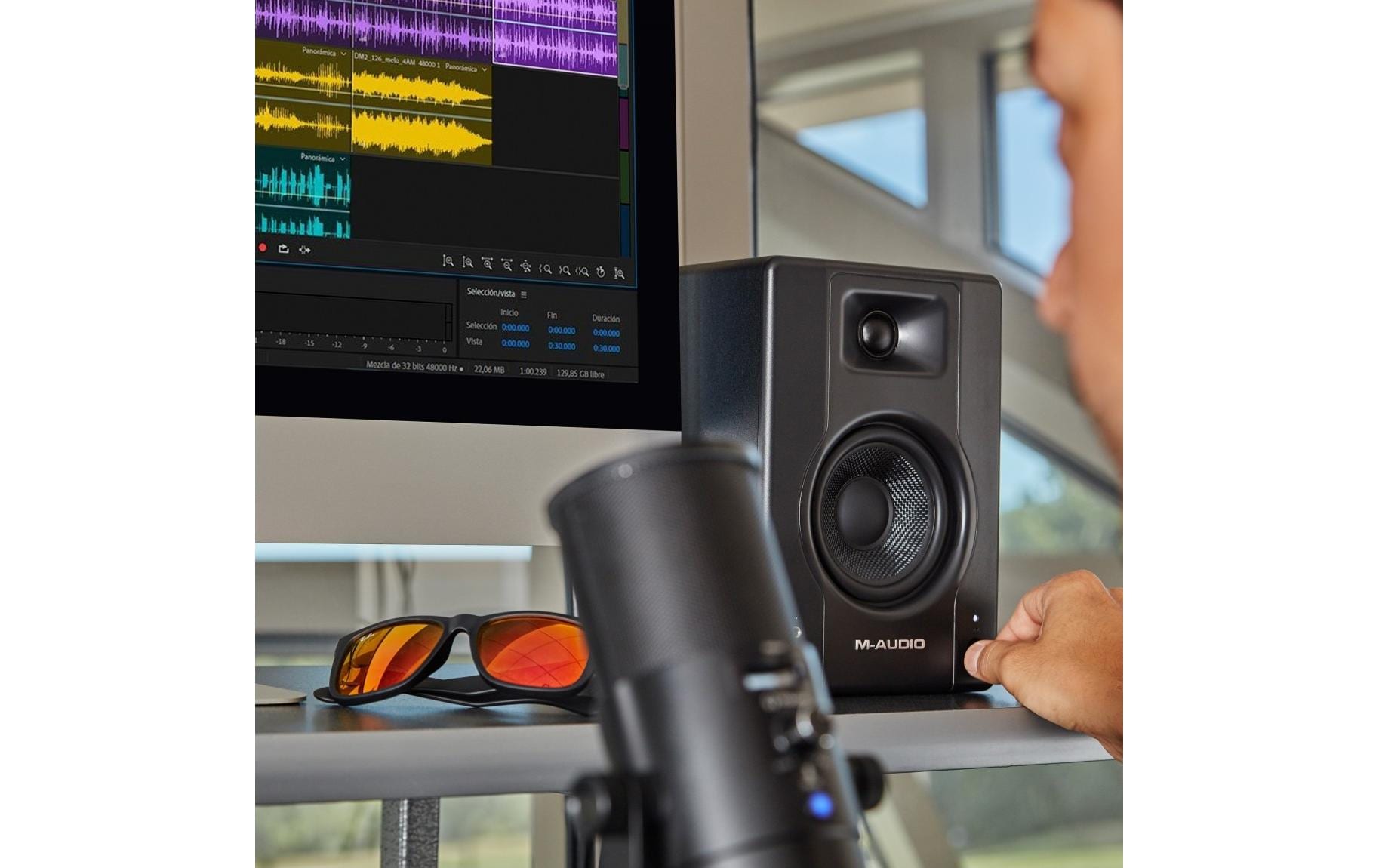 Studiomonitore BX3 Paar3.5 Zoll Multimedia Referenzmonitore