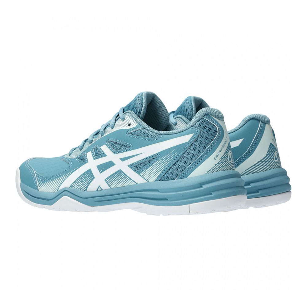 Asics COURT SLIDE 3 - Chaussures de tennis Femme gris blue/white
