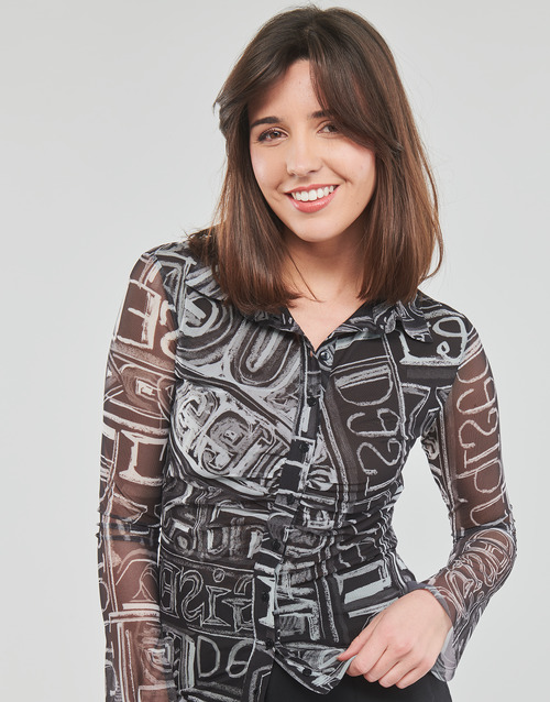 Desigual - TS_LETTERING - Noir / Blanc