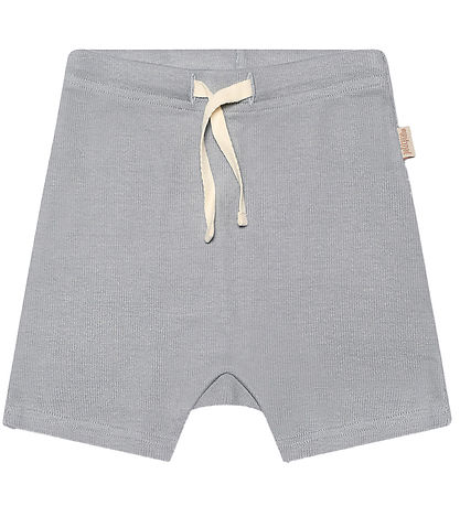Petit Piao Shorts - Rib - Modal - Blåe Mist