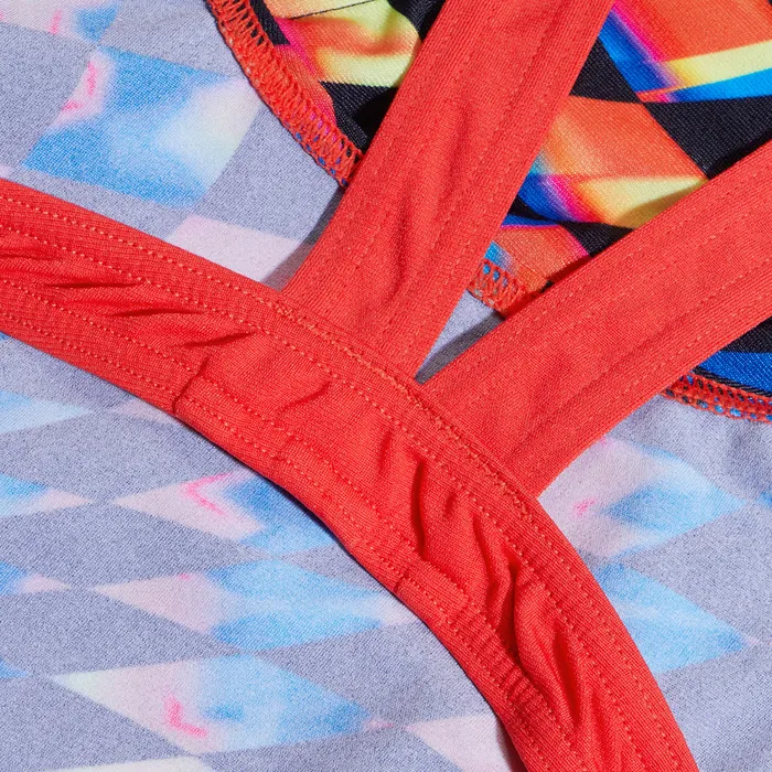 Speedo ECO+ Digital Allover Leaderback Badpak Meisjes
