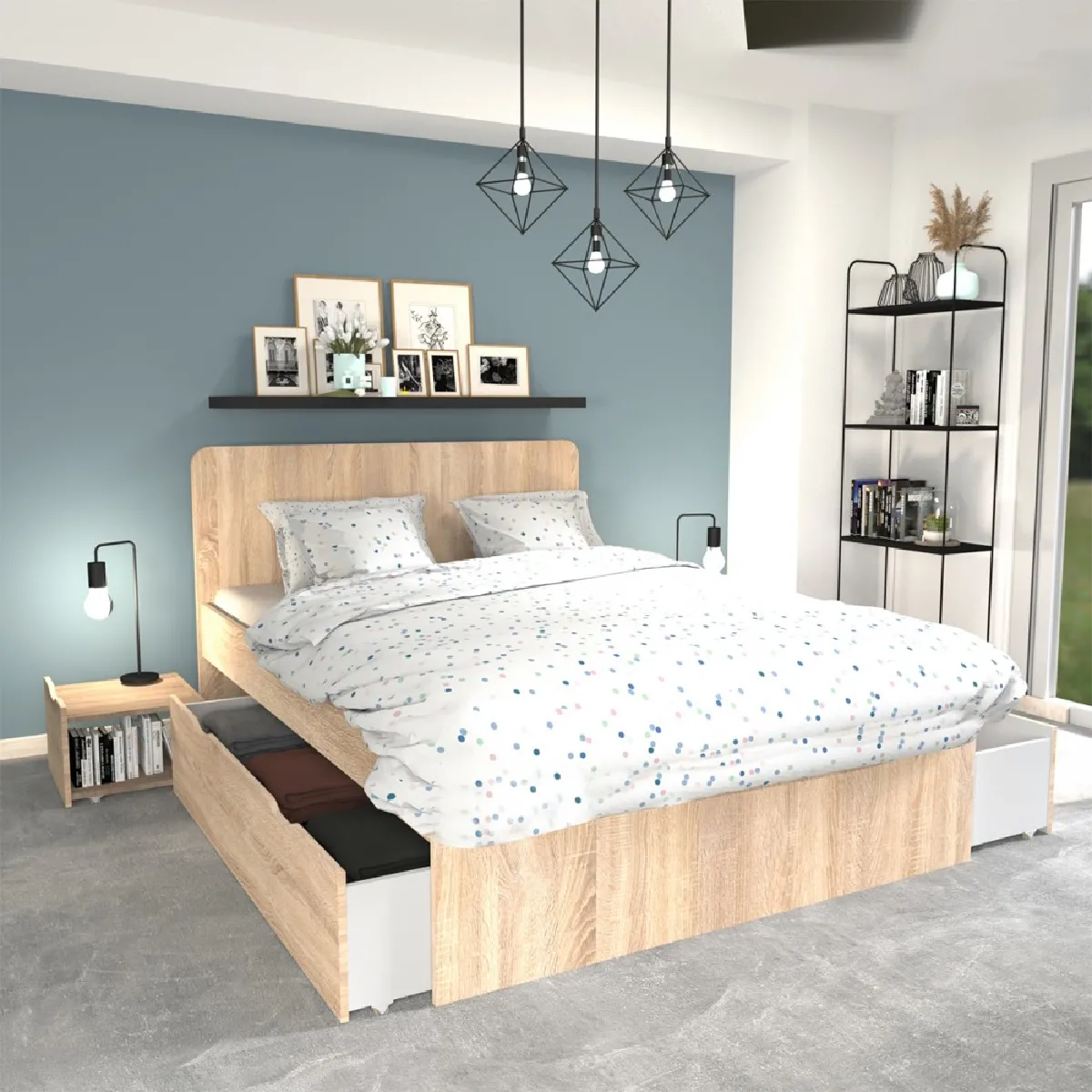 Le Quai des Affaires Lit ZENIA 140x190