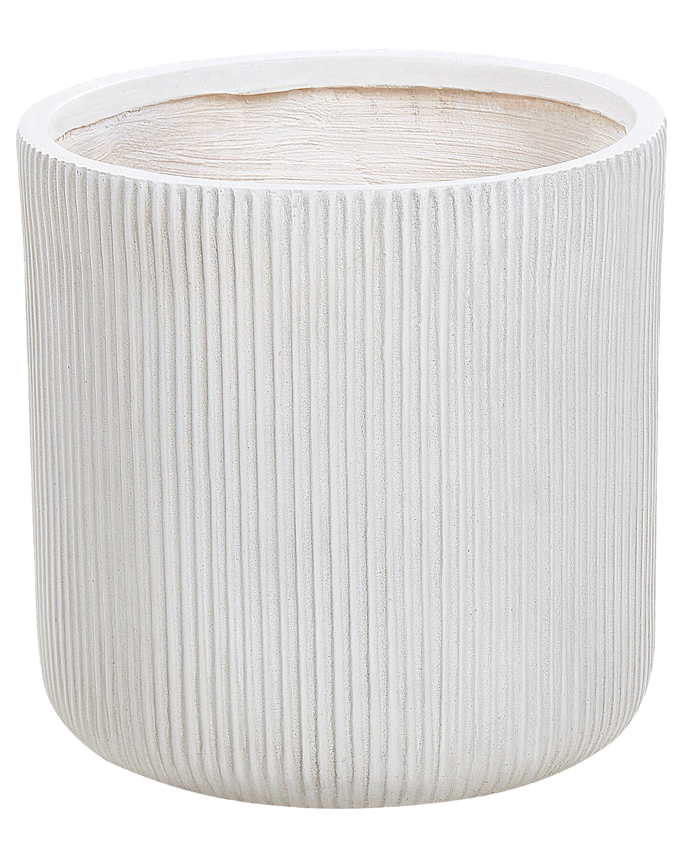 Bloempot OREOI 37 cm Gebroken wit