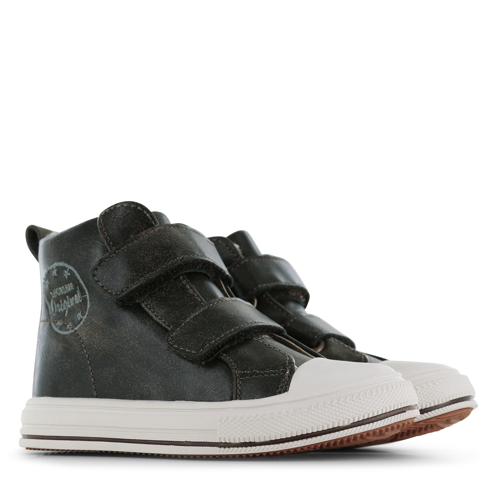 Shoesme dunkelbraun hohe Sneaker