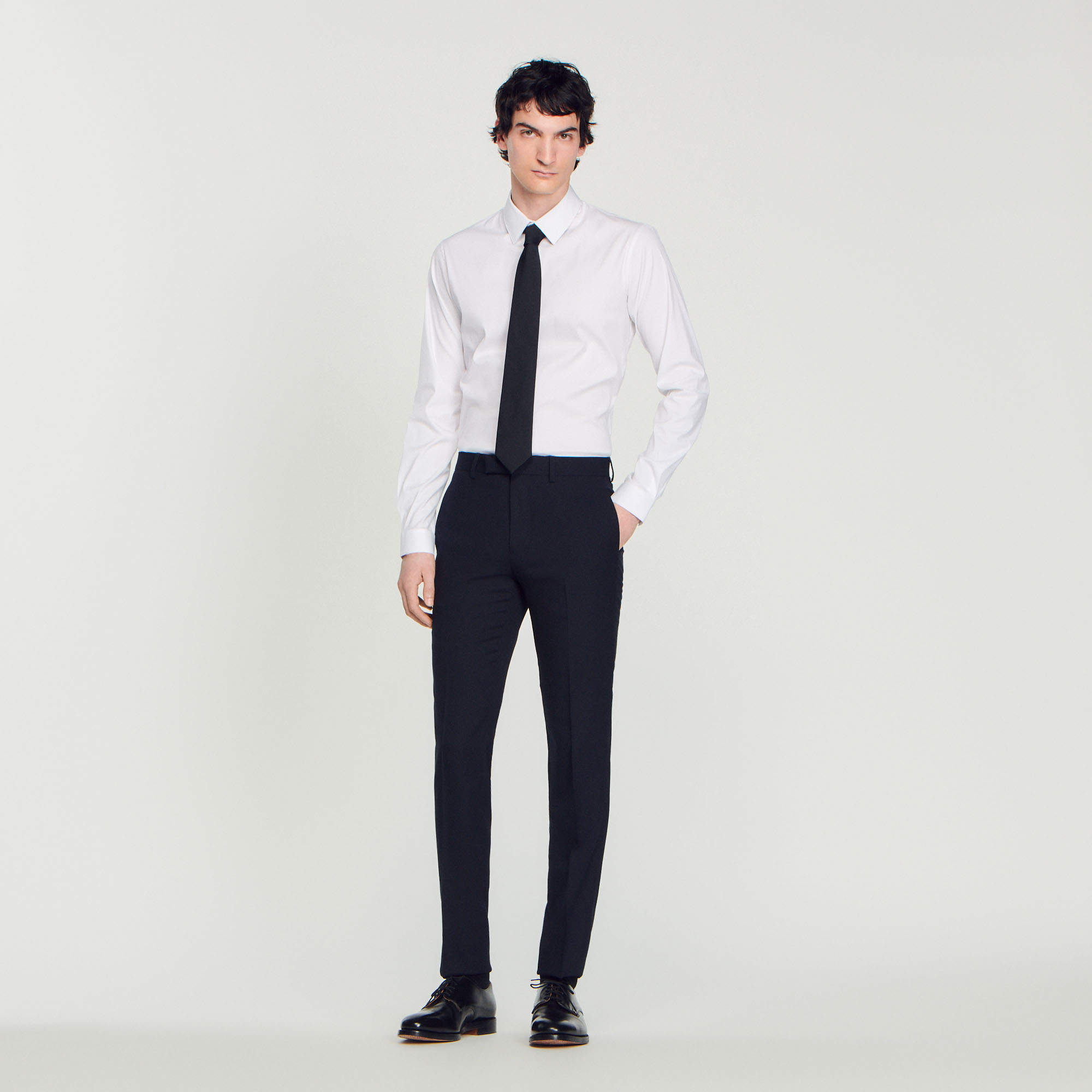 Pantalon de costume en laine