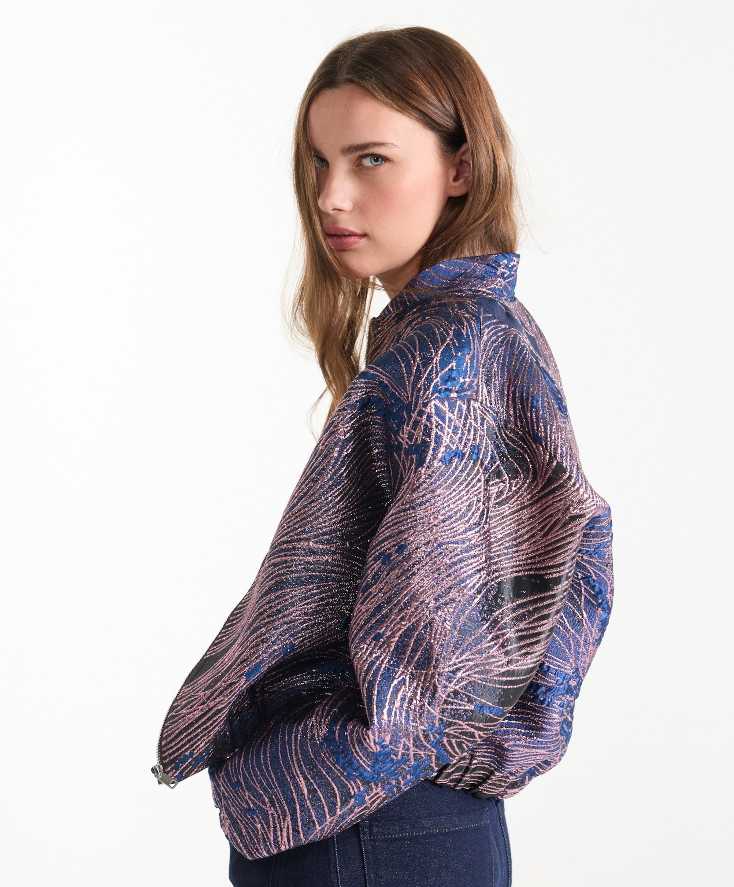JANSEN Amsterdam Dames jas blauw