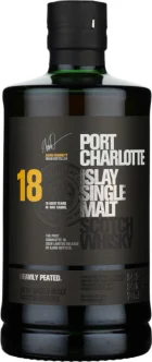 PORT CHARLOTTE 18 YEARS SINGLE MALT 70CL
