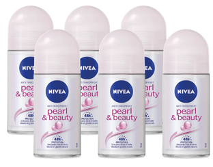 Nivea Pearl & Beauty Roll-on Voordeelverpakking 6x50ML