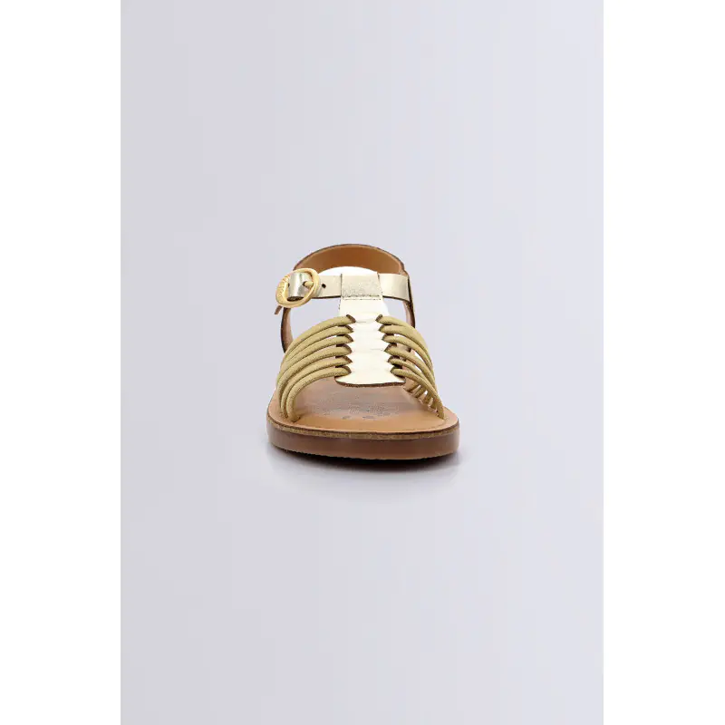Premslim Or SANDALES Cuir Fille