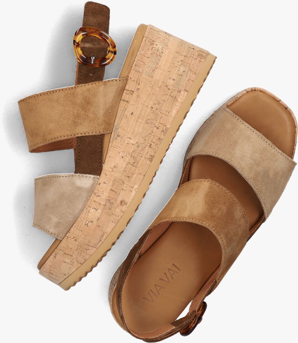 VIA VAI beige via vai sandalen sissel raise