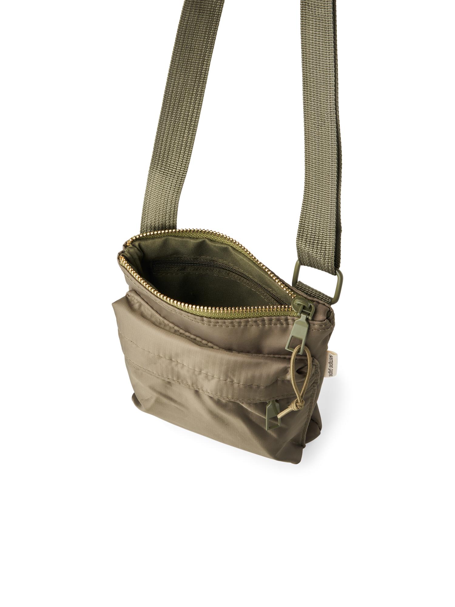 Crossbody-taske | 17 x 19,5 cm. | Olive Green