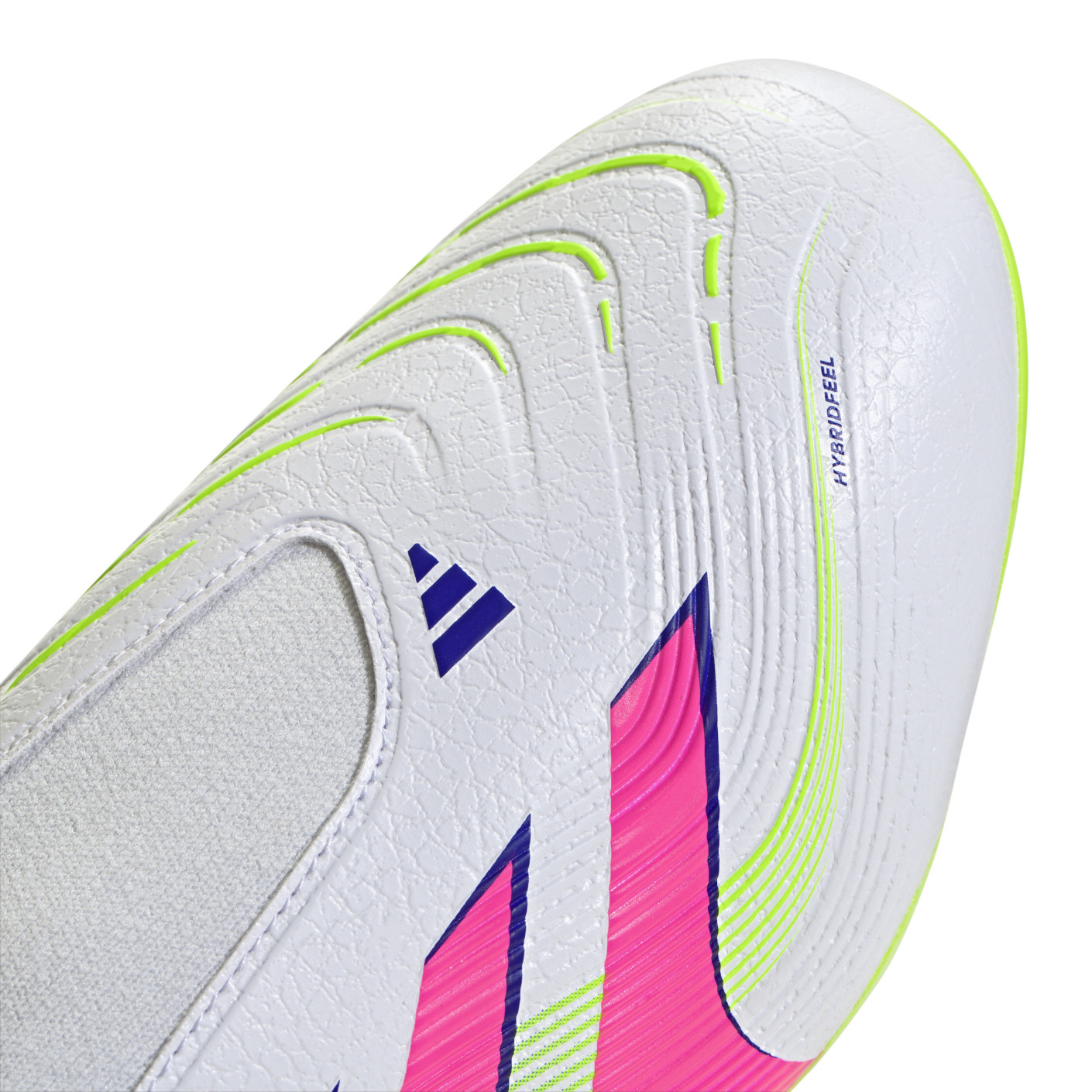 Adidas Predator League Veterloze Gras / Kunstgras Voetbalschoenen (MG) Wit Roze Neongeel