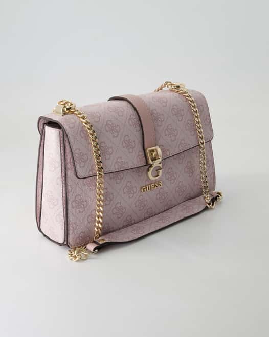 Guess Zamira Convertible XBody Flap Umhängetasche in Lila