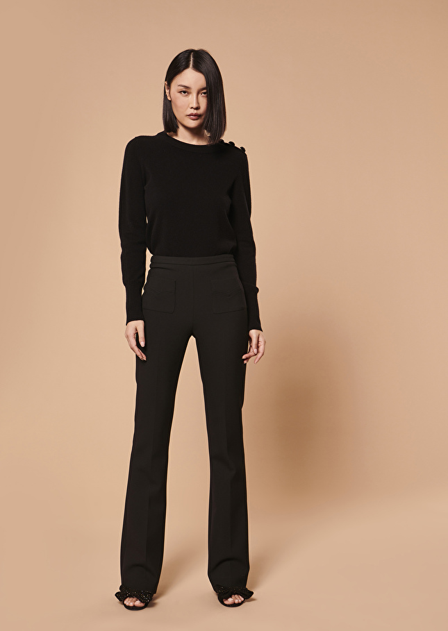 Pantalon Pearlnoir en toile double