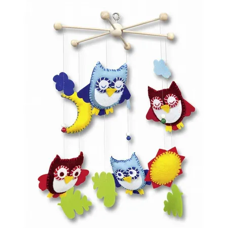 Folia Mobile-Set Eulen, 19 Teile