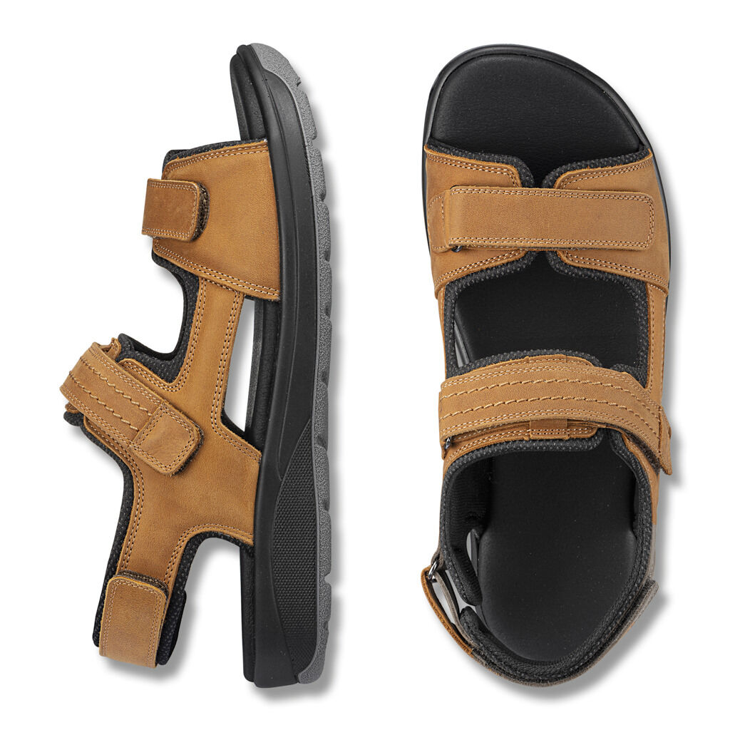 HERREN - Trekkingsandale SAMUEL cognac