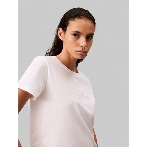 Calvin Klein Logo T-shirt, White, S