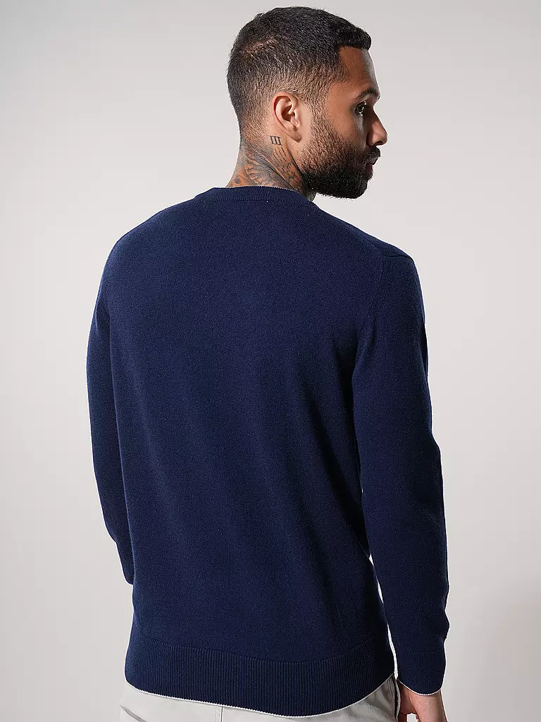 ELEVENTY Kaschmirpullover dunkelblau