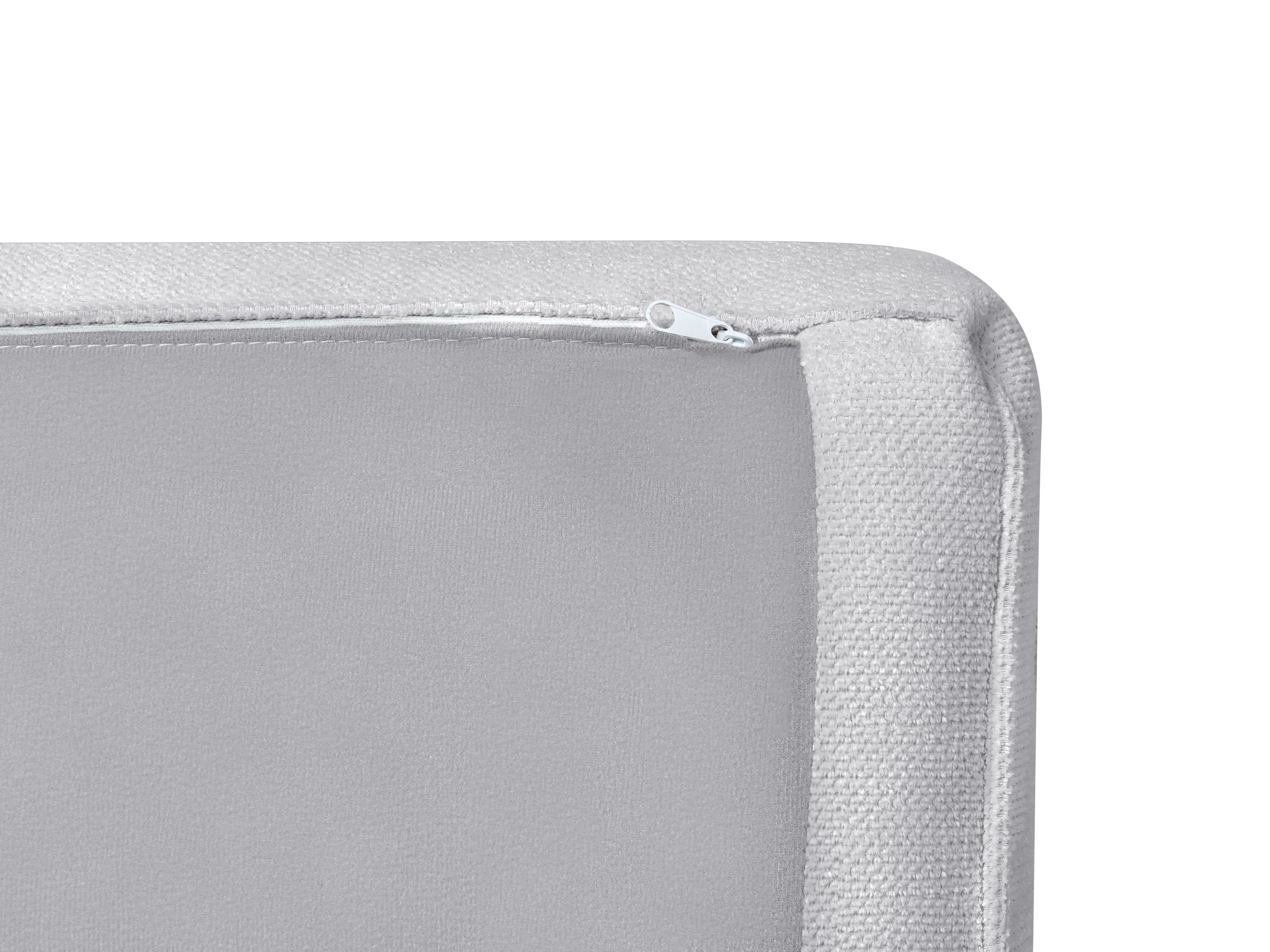 Bankenset 4-zits SAVALEN Stof Lichtgrijs