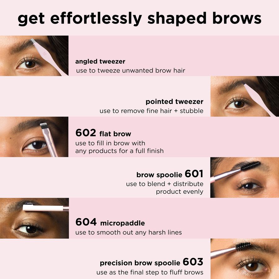 Real Techniques Brow Shaping Set 3pcs
