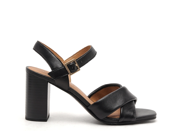 Caprice nu pieds talons femme 28302 noir