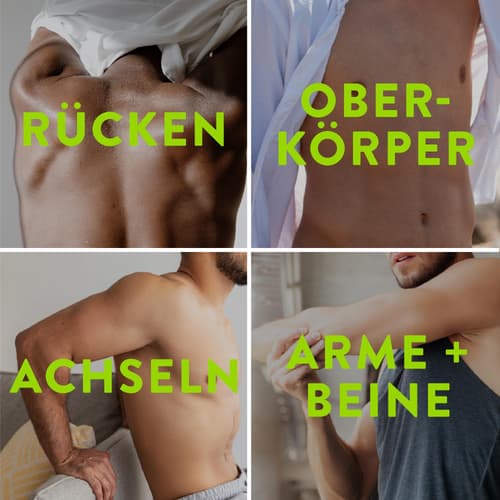 Veet Men Haarentfernungscreme Oberkörper & Beine, Tube & Spatel