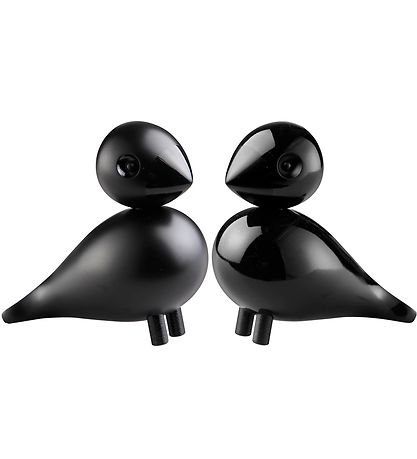 Kay Bojesen Tr?figurer - Turtelduer - 9 cm - Sort