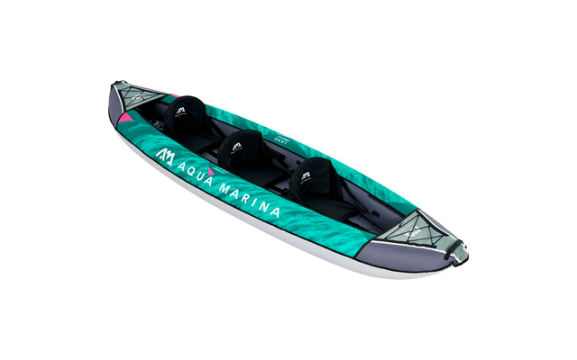 Aqua Marina Laxo Freizeit Kajak Set 7 teilig grün/grau