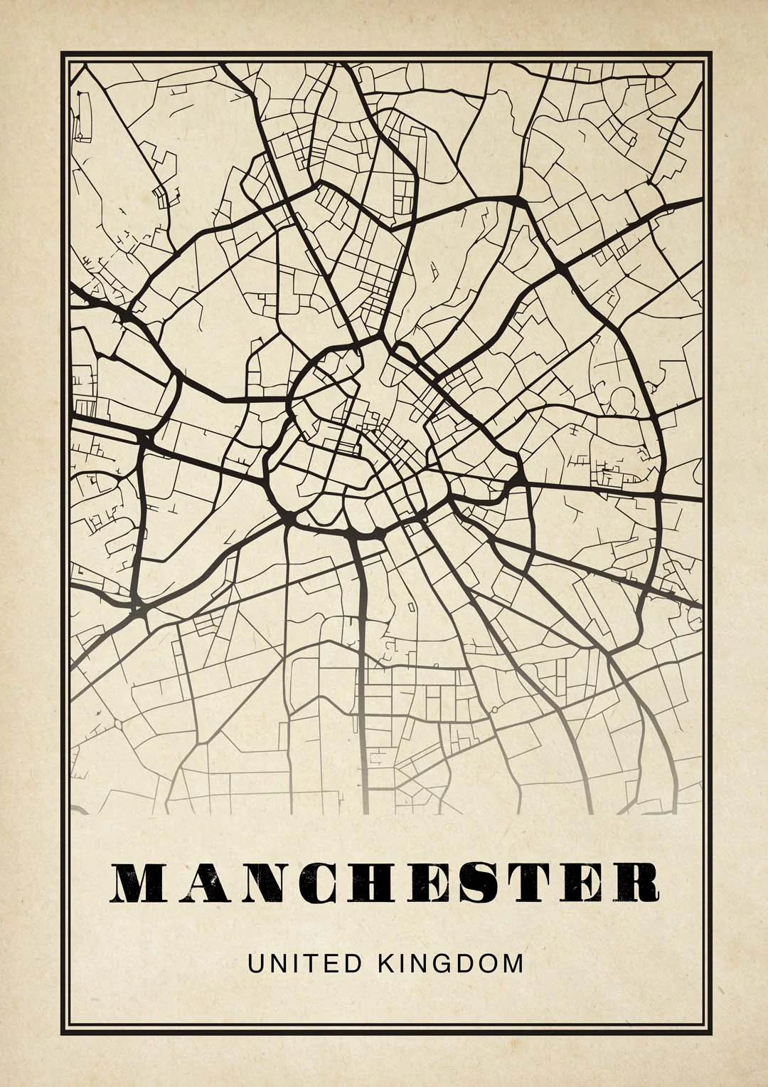 Manchester City Sepia