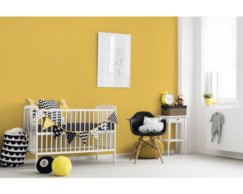 Vliesbehang 3831-43 Little Love Uni geel