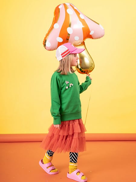 Helium Ballon Paddenstoel Leeg 75cm