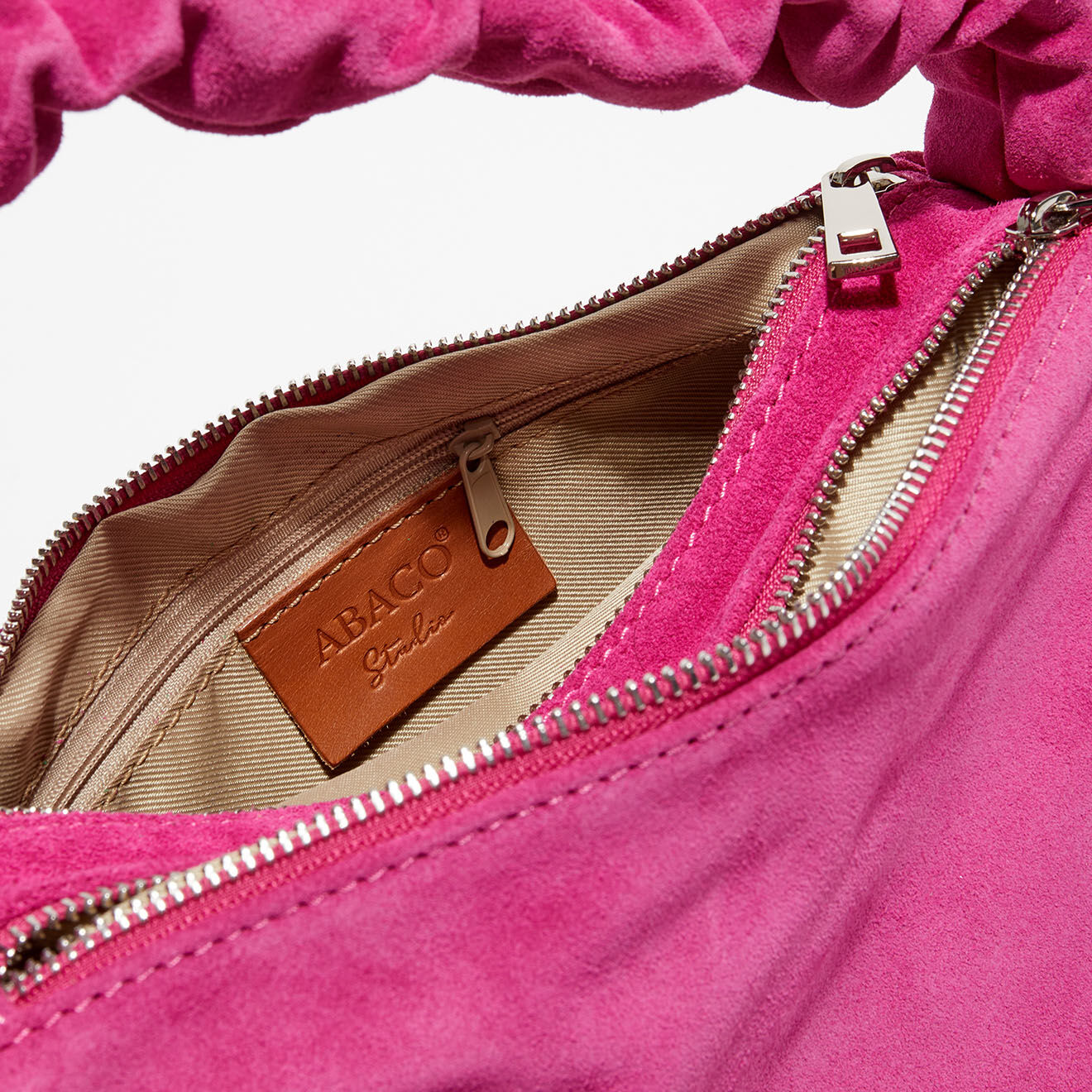 Abaco Studio Sac à main en Cuir Lone rose - 28x17x7 cm
