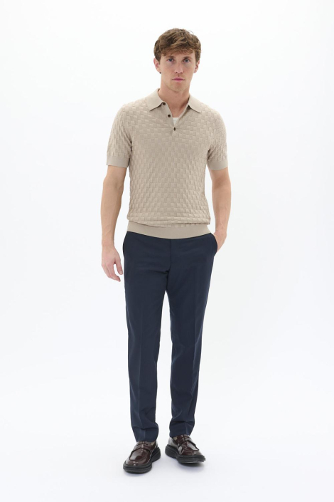 Matinique taupe heren polo