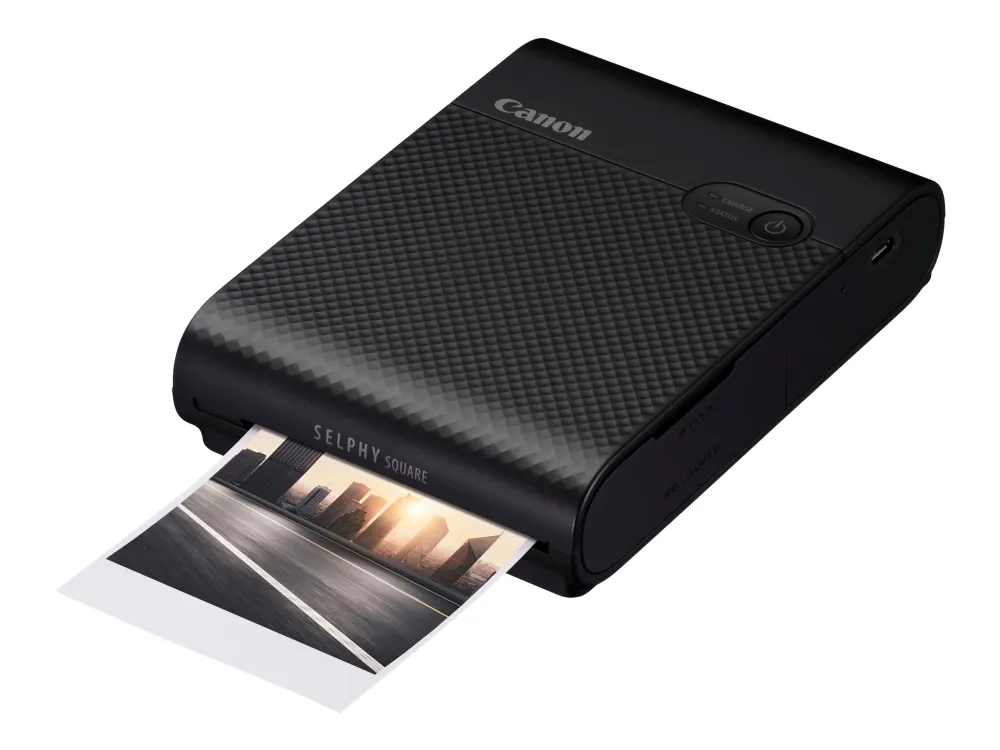Canon SELPHY Square QX10 - Printer - farve - farvesublimering - 72 x 85 mm op til 0.7 min./side (farve) - Wi-Fi - sort