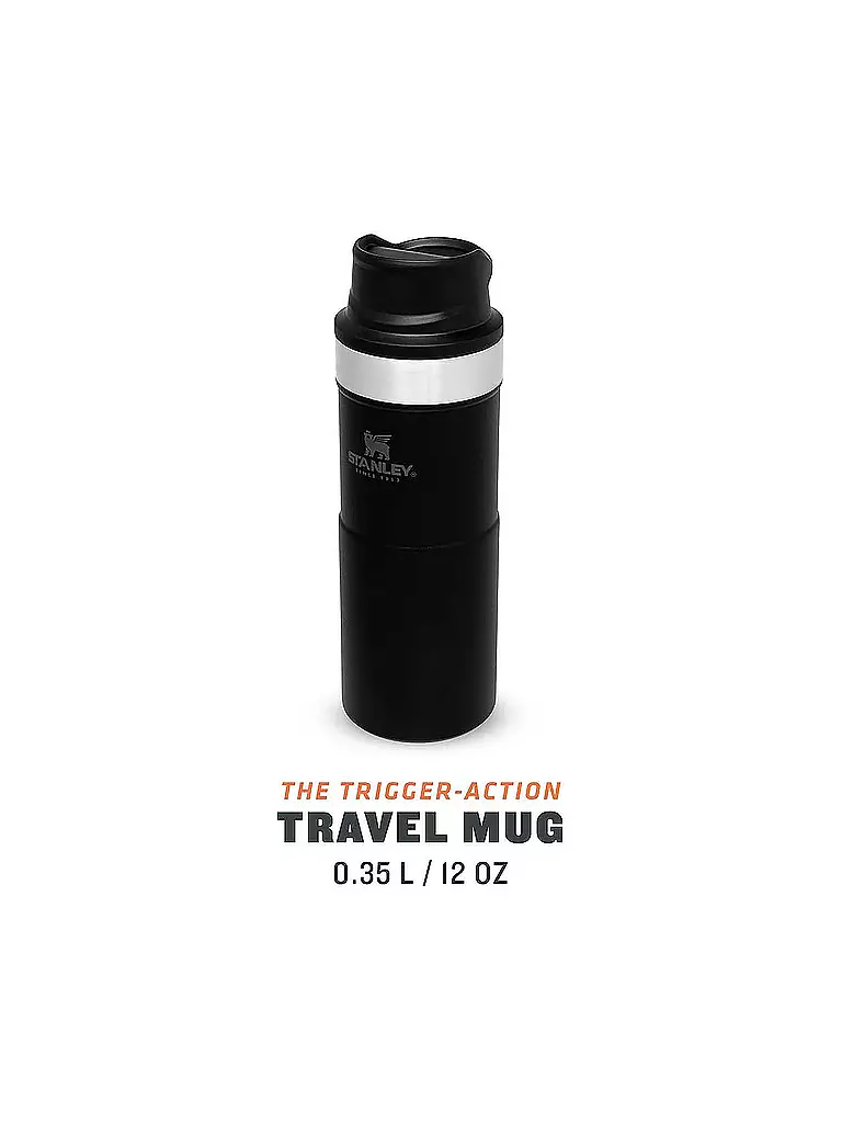 STANLEY Trigger-Action Travel Mug 0,35l Schwarz schwarz