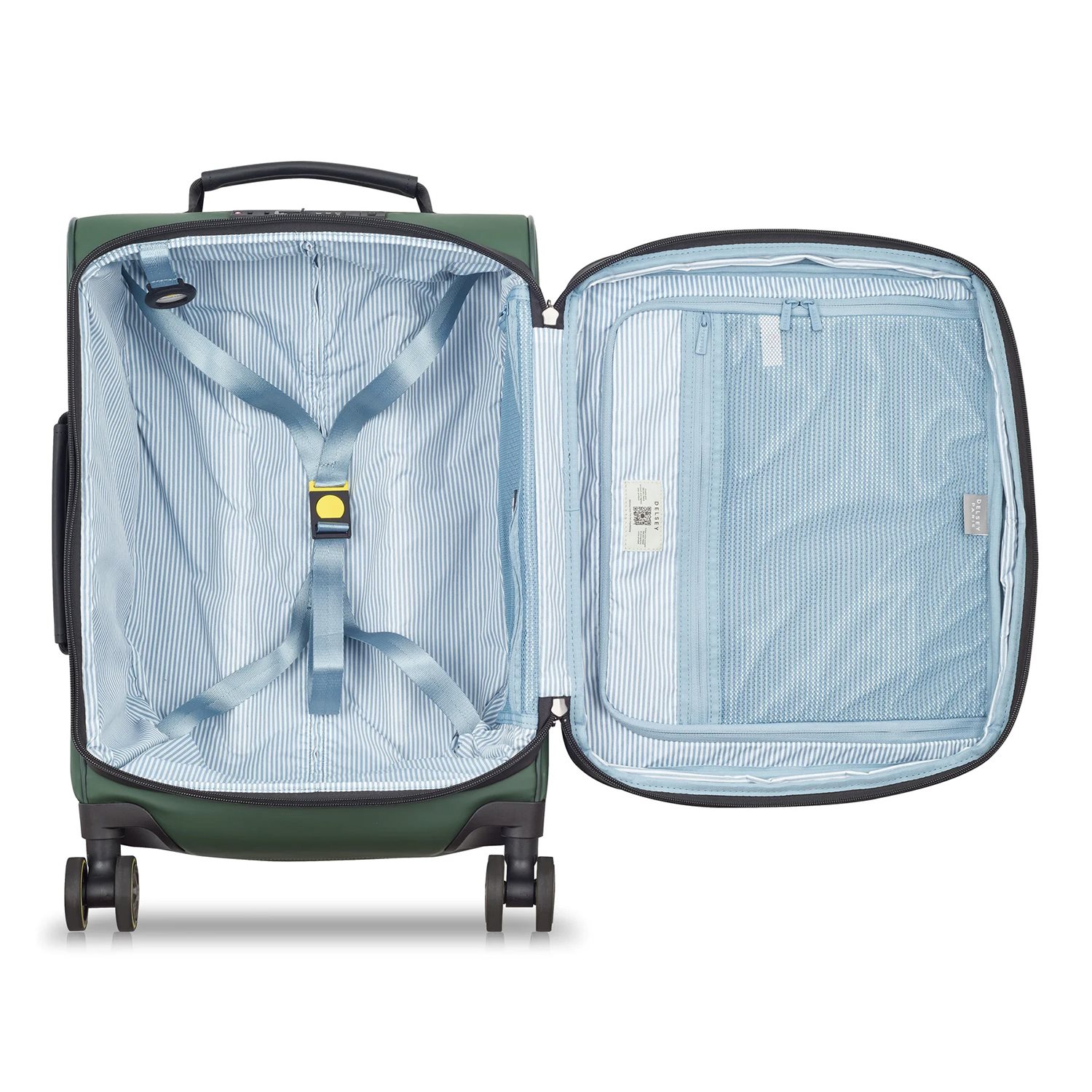 Delsey Turenne Soft Cabin Trolley S Expandable dark green