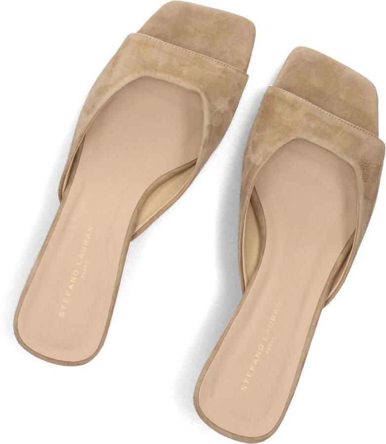 STEFANO LAURAN Muiltjes Dames 62908 Maat: 38 Materiaal: Suède Kleur: Beige