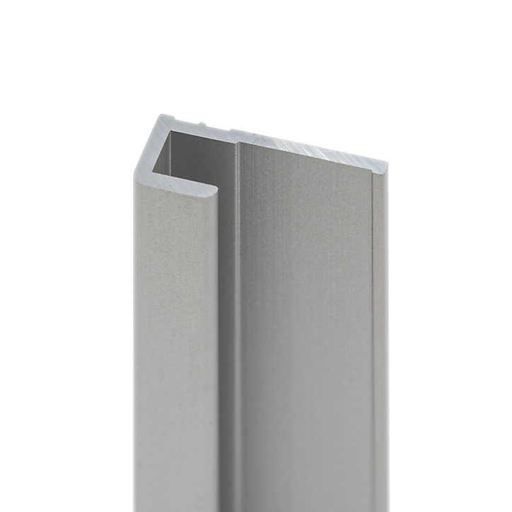 Profilé de fintion pour panneaux muraux Schulte DécoDesign, alu argenté