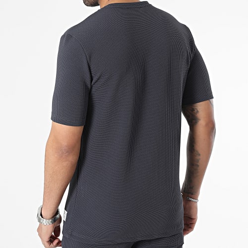 Ensemble Tee Shirt Et Short Jogging Gris Anthracite
