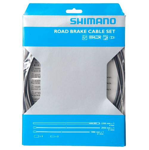 Shimano Racer SLR bremsekabel sæt sort