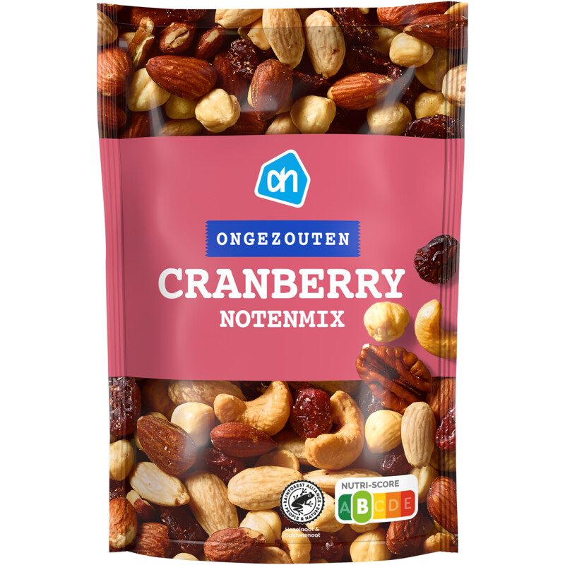 AH Cranberry notenmix ongezouten