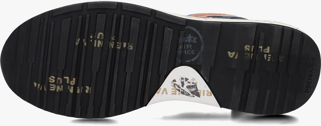 blauwe premiata lage sneakers mick
