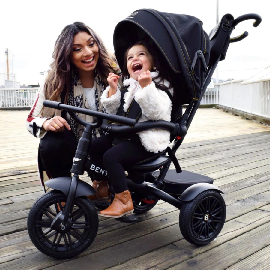 Bentley 6 in 1 Trike Dreirad, Black Edition